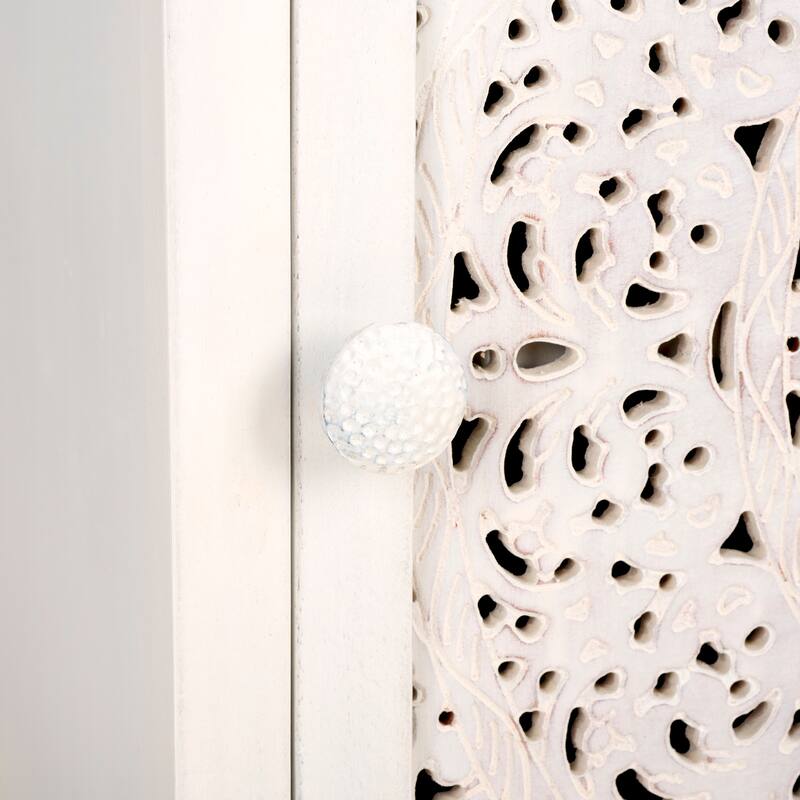 SAFAVIEH Caitlynn 2-Shelf 1-Door Nightstand (Fully Assembled)