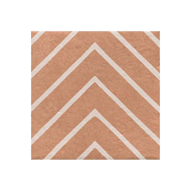 Verity Woven 8x8 Matte Porcelain Encaustic Tile - Floor, Wall, Backsplash