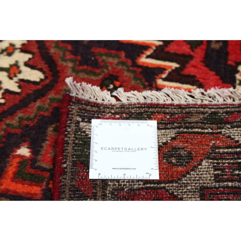 ECARPETGALLERY Hand-knotted Andelz Red Wool Rug - 3'3 x 4'10