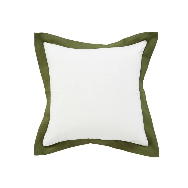 Sevita Flora Empire Bordered Throw Pillow