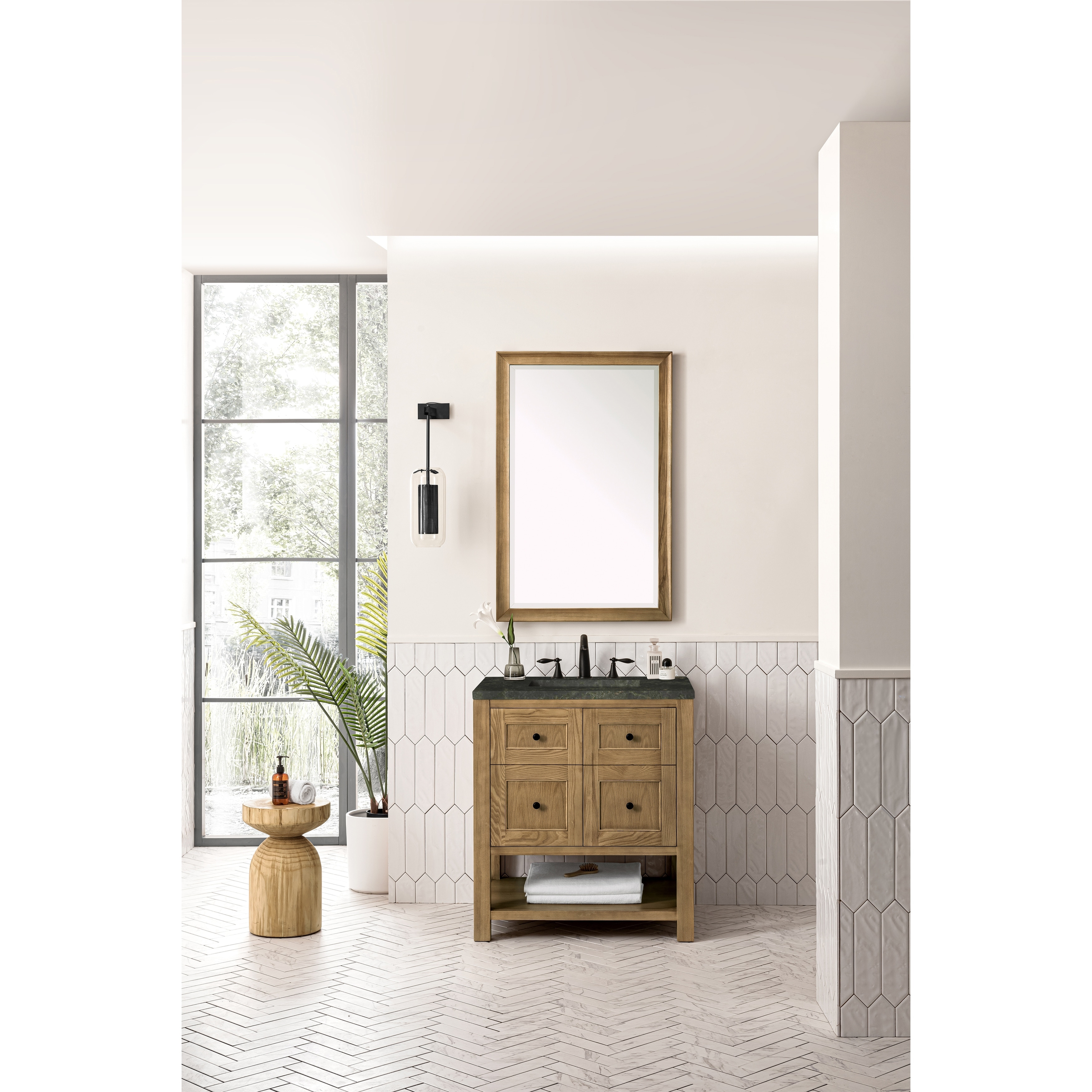 James Martin Vanities Breckenridge 30" Single Vanity, Light Natural Oak