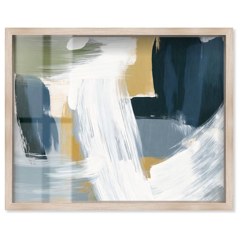 Moss Layers III Shadowbox by Art Remedy - Natural - 30" x 24"
