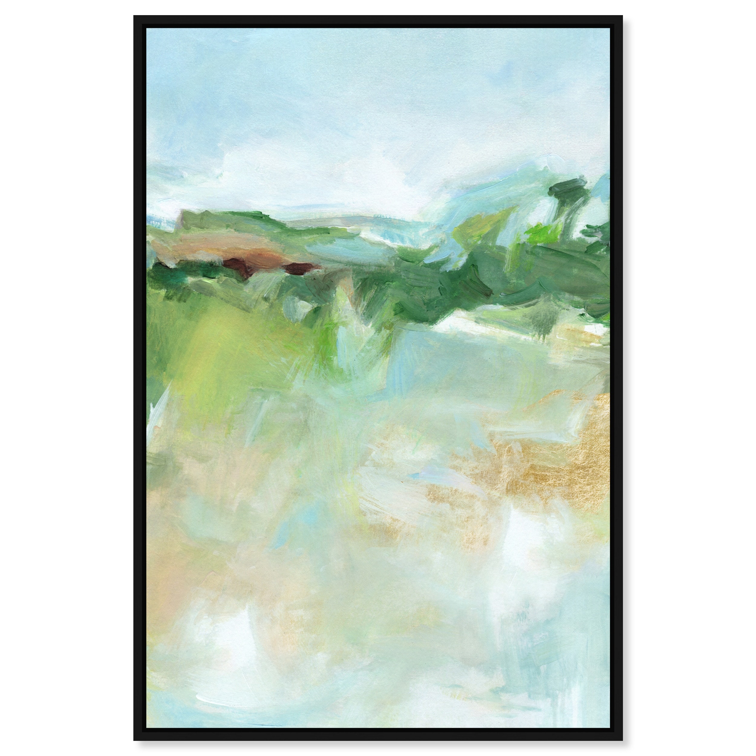 Light Over Fields Ira Colmeva Abstract Oversized Canvas Print by Art Remedy