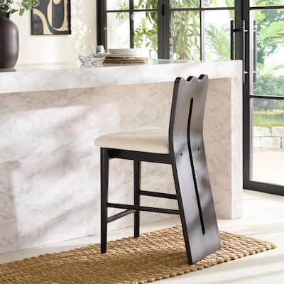 SAFAVIEH Home Kieran Counter Stool - 19"W x 21"D x 37"H