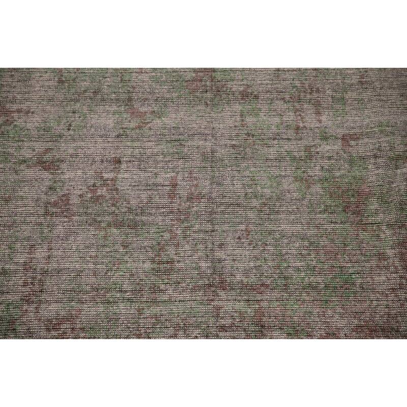 All-Over Abstract Modern Area Rug Hand-Knotted Wool Carpet - 8'2"x 9'10"
