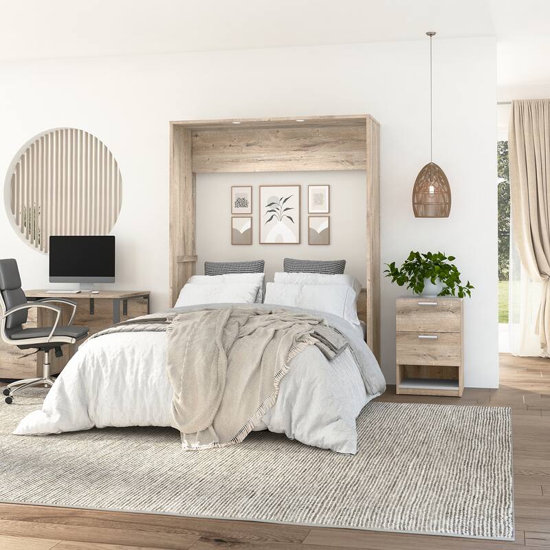Cielo 66W Queen Murphy Bed for Multipurpose Room by Bestar