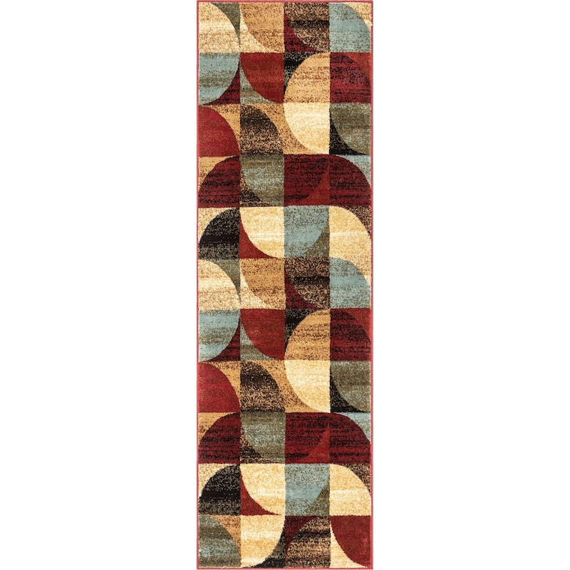 Well Woven Barclay Bowery Art Deco Modern Area Rug
