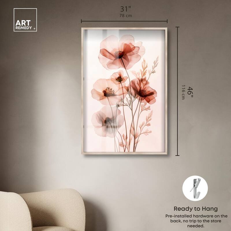 Petal Dye I Shadowbox by Art Remedy