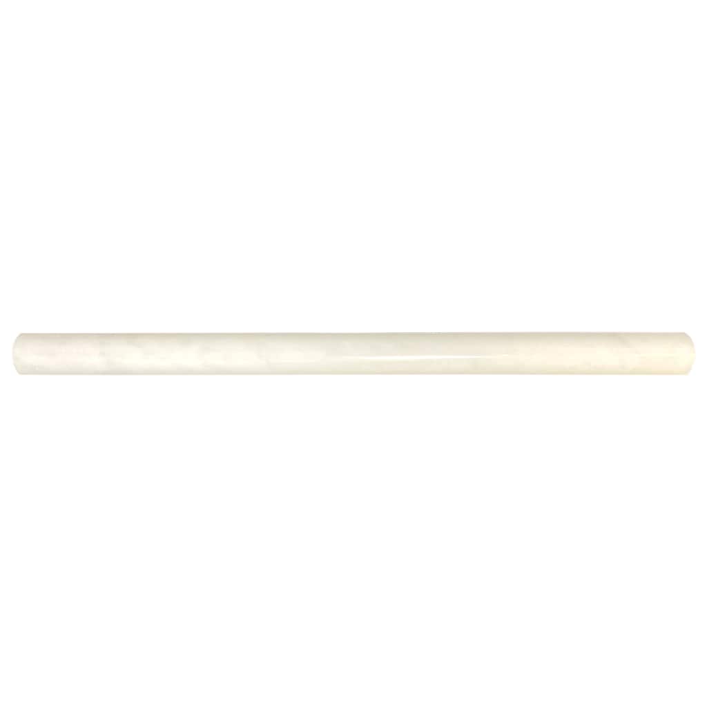 Carrara Marble 1" x 12" Polished Pencil Line