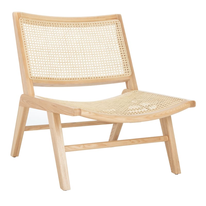SAFAVIEH Couture Albana Rattan Dining Chair - 25.6" W x 30.9" L x 30.7" H - 26Wx31Dx31H