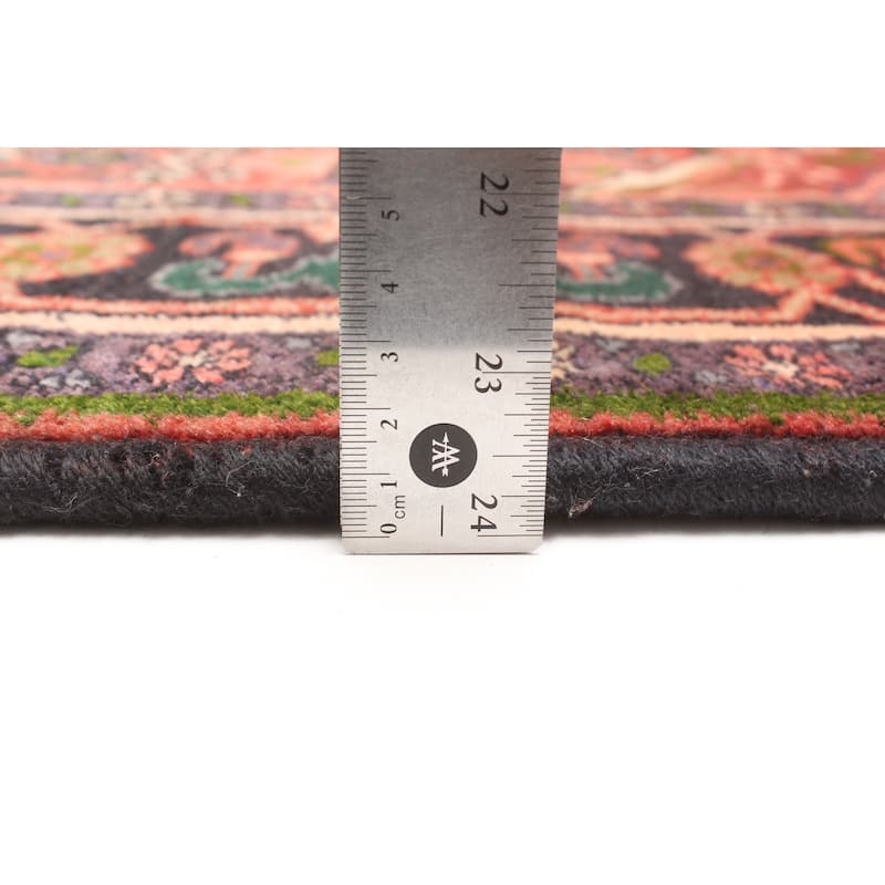 ECARPETGALLERY Hand-knotted Andelz Red Wool Rug - 4'4 x 7'10