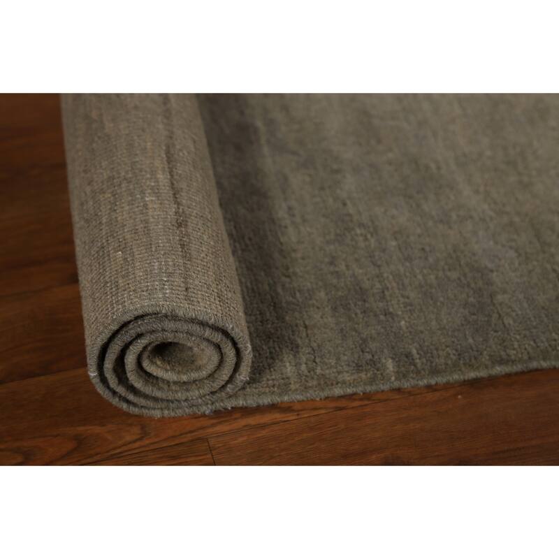 Hand Knotted Oriental 100% Wool Carpet Modern Modern Beige & Ivories Gabbeh Area Rug - 4' 10'' X 3' 4''