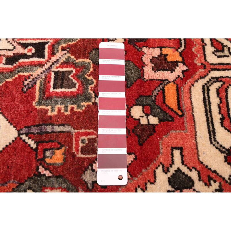 ECARPETGALLERY Hand-knotted Anadol Dark Red Wool Rug - 4'10 x 7'9