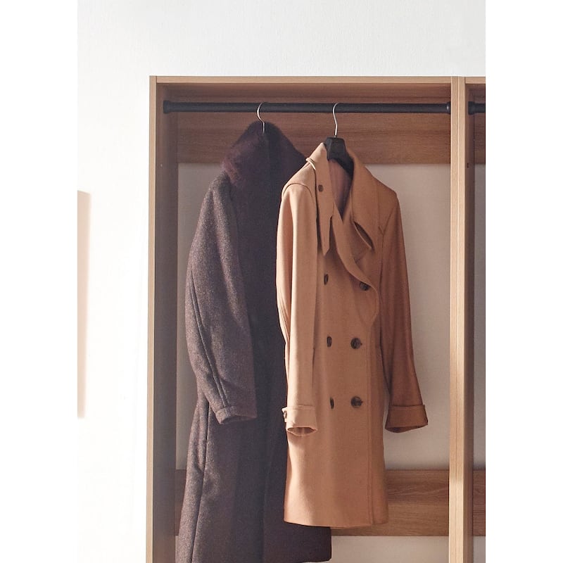 Prosper Oak Freestanding Walk in Wood Closet System