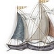 preview thumbnail 14 of 15, Adeco 3D Metal Ship Wall Decoration Sailboat Wall Sculpture