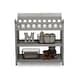 preview thumbnail 3 of 2, Delta Children Wooden Changing Table, Grey