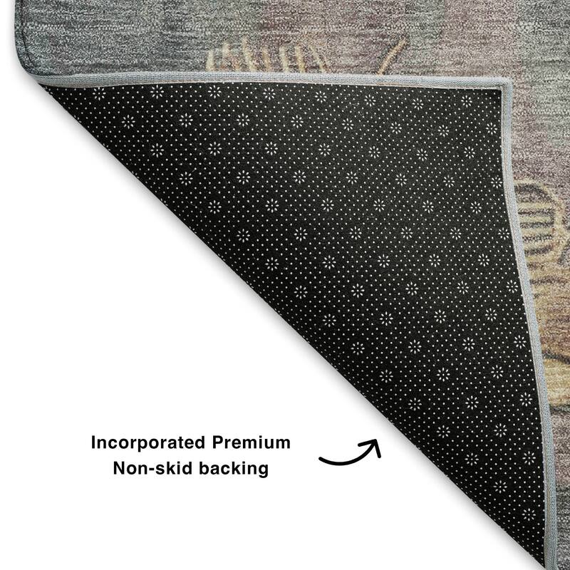 Premium Washable Super Soft Abstract Chic Mayfield Rug