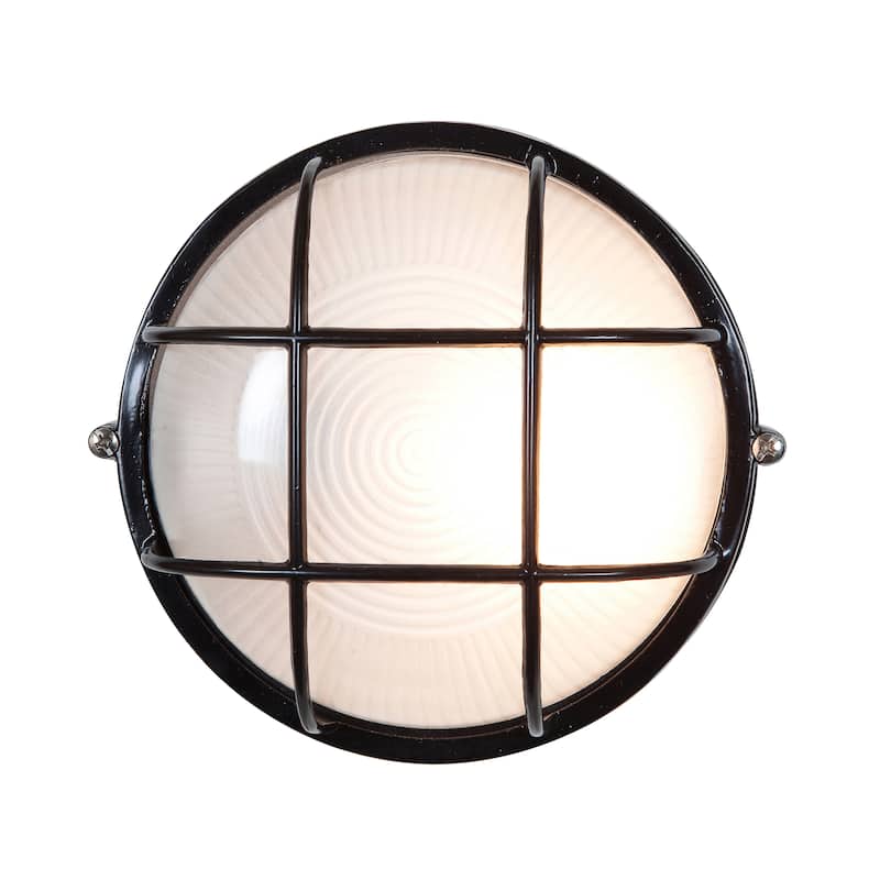 Access Nauticus 1-light Black Wet Location 7-inch Bulkhead - Black