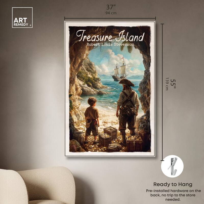 Treasure Island Classic Canvas by Art Remedy