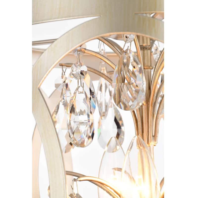 Aurelia 3-light Metal Cage Drum Chandelier