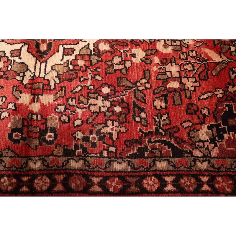 ECARPETGALLERY Hand-knotted Andelz Light Red Wool Rug - 2'11 x 9'5