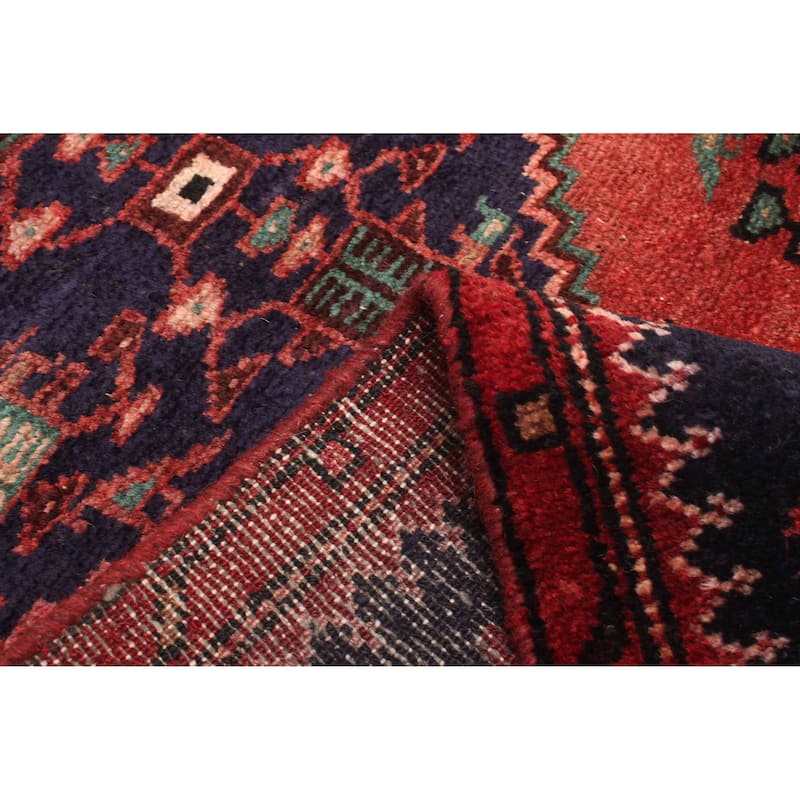 ECARPETGALLERY Hand-knotted Andelz Red Wool Rug - 2'11 x 6'0