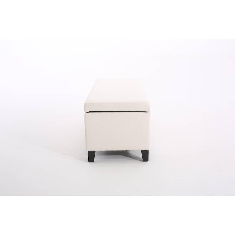 Upholstered Flap End of Bed Bench Storage Bench Accent Bench