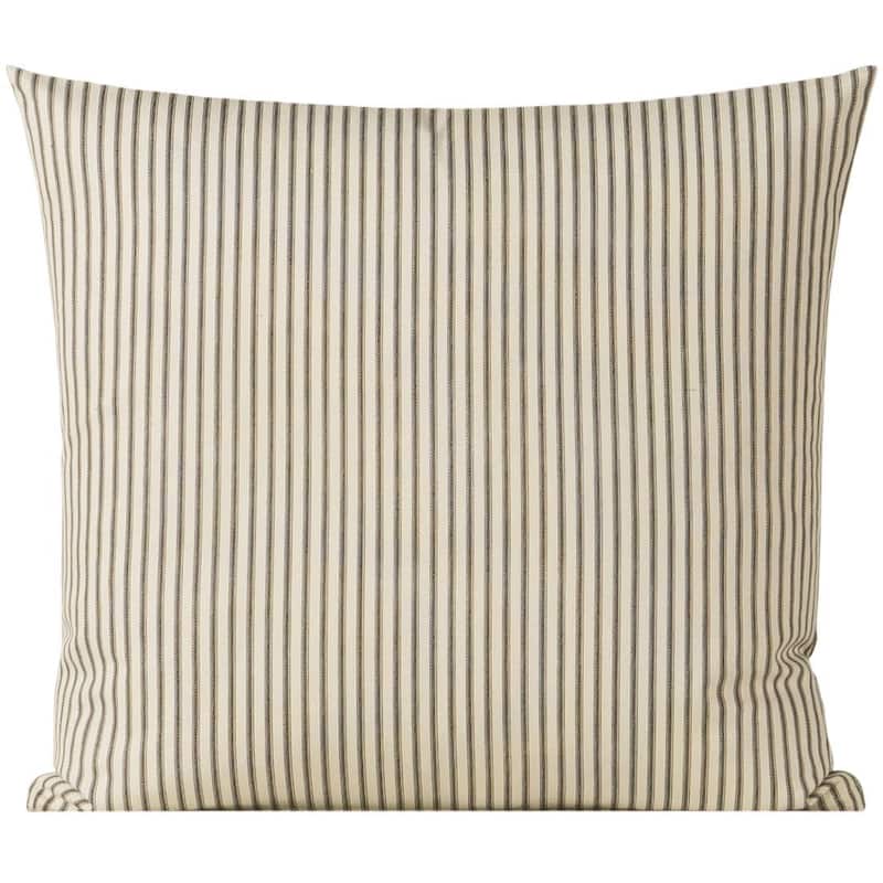 Ticking Stripe Farmhouse-style Throw Pillow