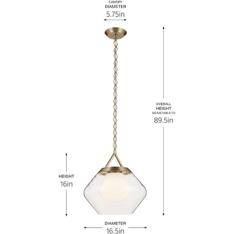 Kichler 52783 Nella 17" Wide Pendant