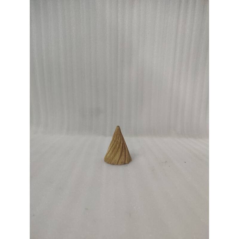 Extra Lg Christmas Tree w/Wavy Pattern Dark Walnut 7"H - Dark Walnut - Mini