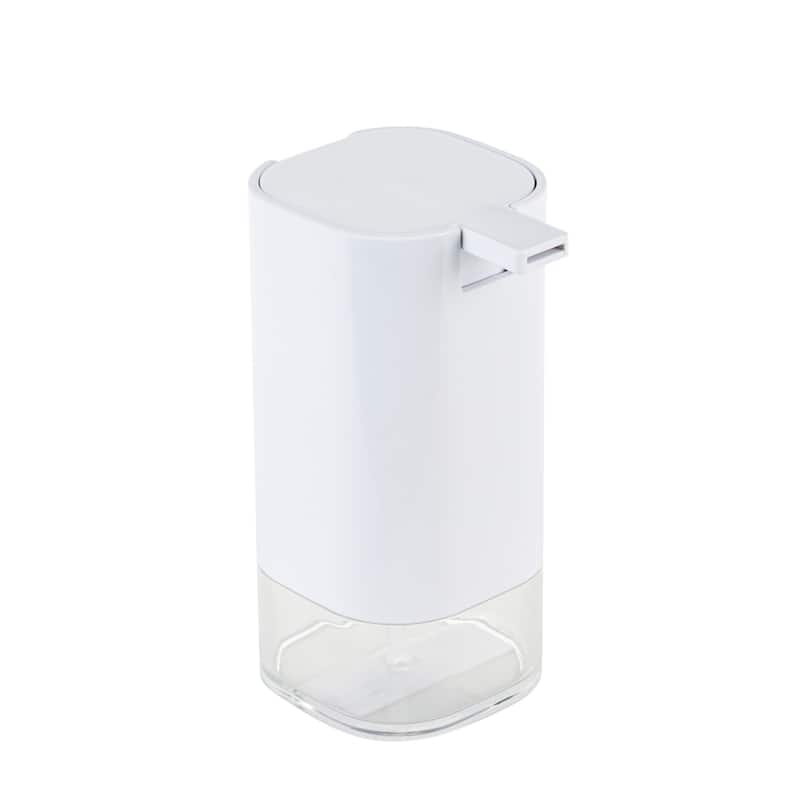 Bath Bliss 6 Piece Acrylic Bathroom Set in White - 7.6" x 7.6"x 9.88"