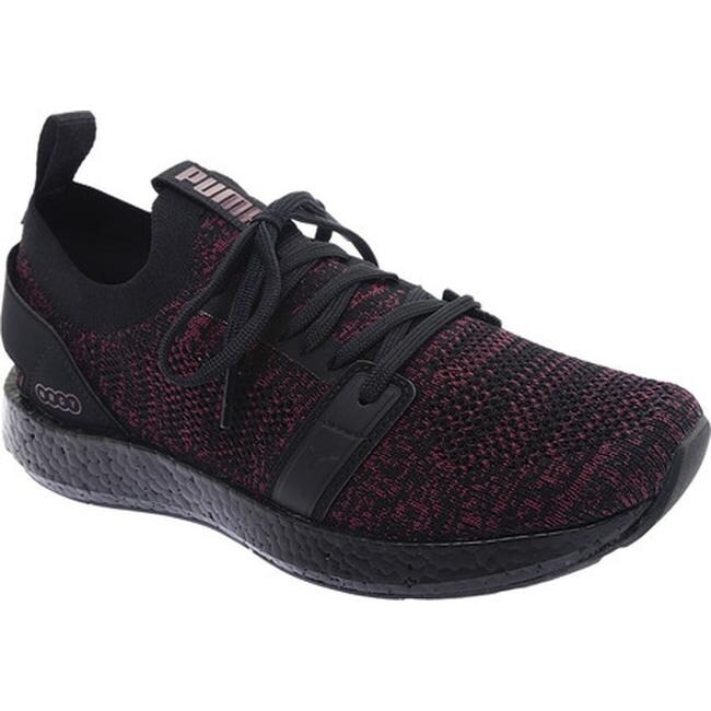 PUMA Women's NRGY Neko Engineer Knit Sneaker Puma Black/Fig PUMA Women's NRGY Neko Engineer Knit Sneaker Puma Black/Fig