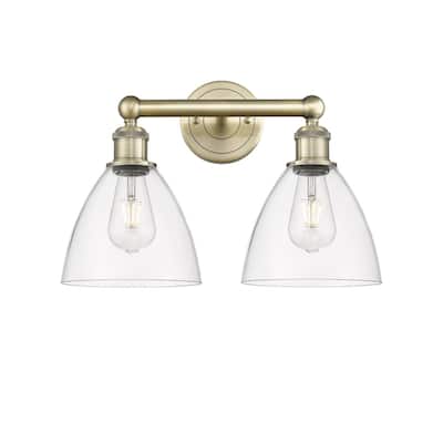 Innovations Lighting 616-2W-12-17 Bristol Vanity Bristol Glass 2 Light