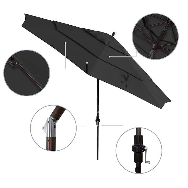California Umbrella 11-Foot Market Umbrella in Bronze