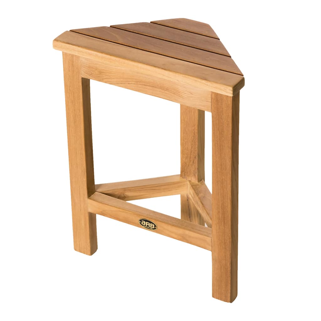 Teak Corner Footrest Coach 15" (37 cm)