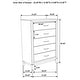 preview thumbnail 17 of 19, Watson Transitional Panel Grey Oak Bedroom Set