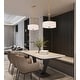preview thumbnail 6 of 8, Nuvo Lighting 60/8204 Liam 3 Light 16" Wide Pendant