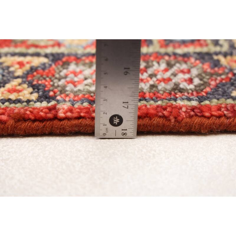 ECARPETGALLERY Hand-knotted Mamluk Red Wool Rug - 2'8 x 7'7