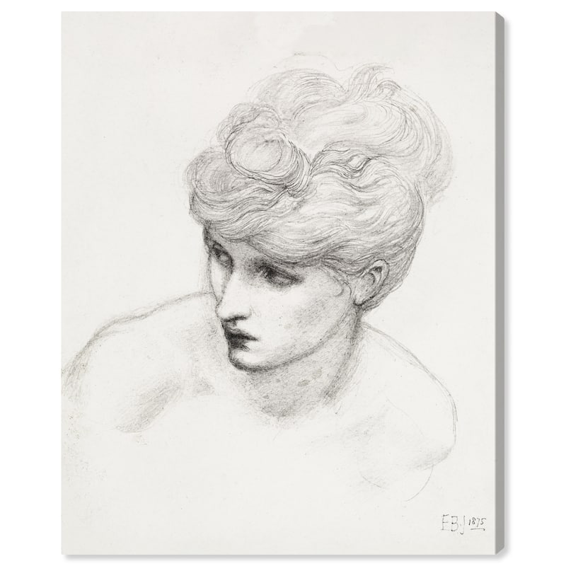 Wynwood Studio Canvas Classic Love s Wayfaring - Sir Edward Burne Jones Black and Traditional Wall Art Canvas Print