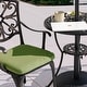preview thumbnail 13 of 20, Nuu Garden Outdoor 3-Piece Cast Aluminum Patio Set with Cushions and Umbrella Hole