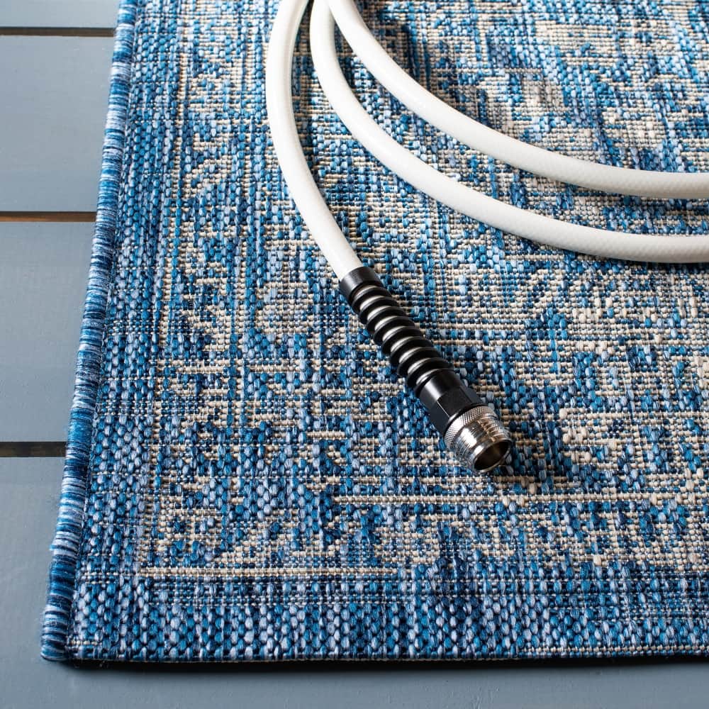 SAFAVIEH Courtyard Boud Indoor/ Outdoor Waterproof Patio Backyard Rug