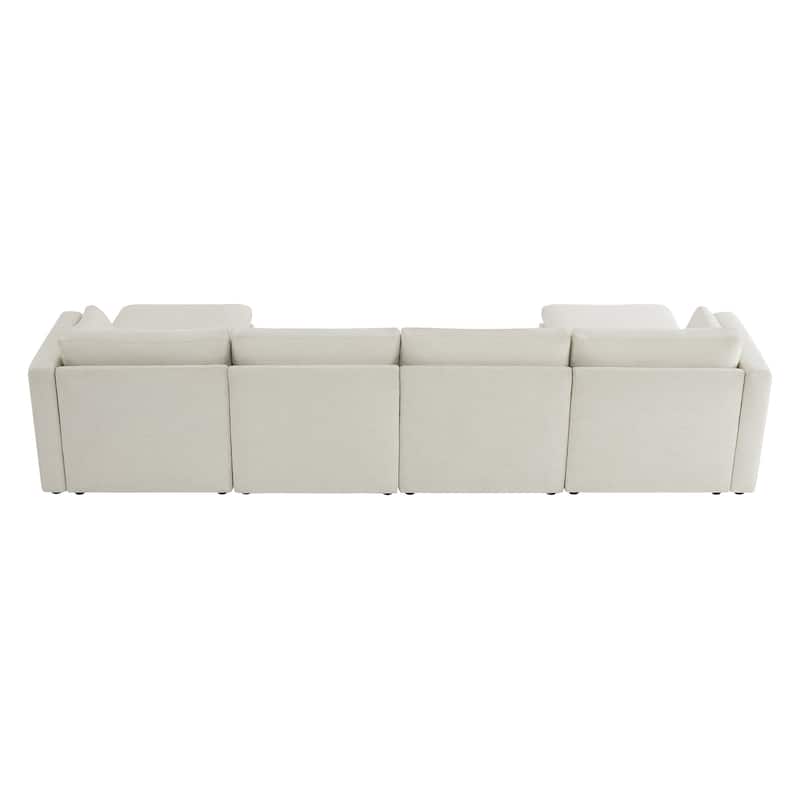 Celia Oversized Modular Sectional Fabric Sofa Set