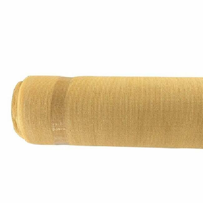 Shatex 90% UV 6ftx50ft Heavy Shade Fabric Roll Sunscreen Sun Shelter Wheat - 6ftx 50ft