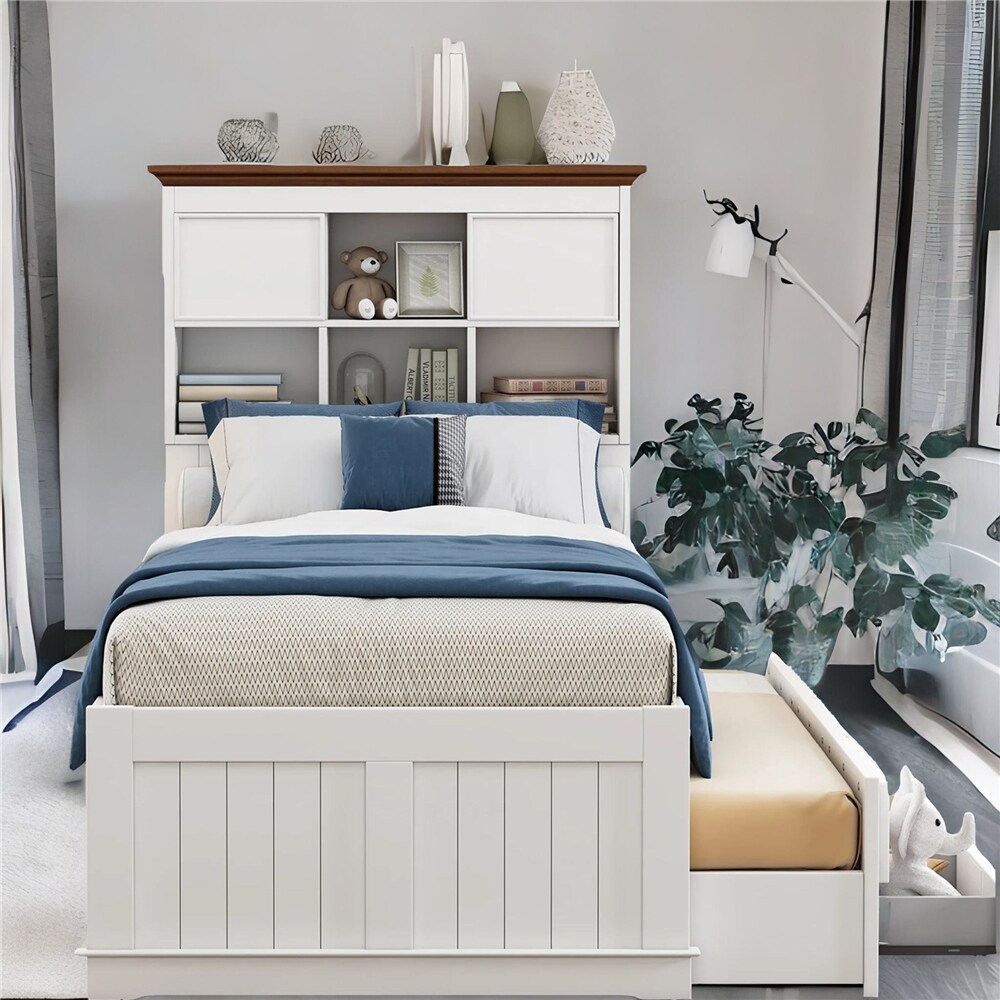 Pottery barn bookcase bed deals