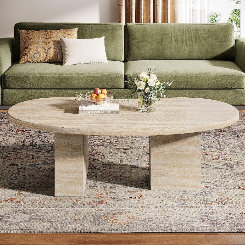 40-Inch Modern Console Sofa Table, Faux Marble Entryway Hallway Table