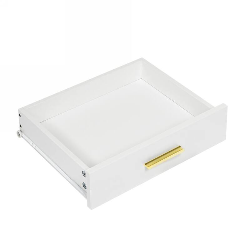 Modern White 8-Drawer Dresser Bedroom Wide Chest Of Drawers - 35.43" x 15.75" x 51.97"