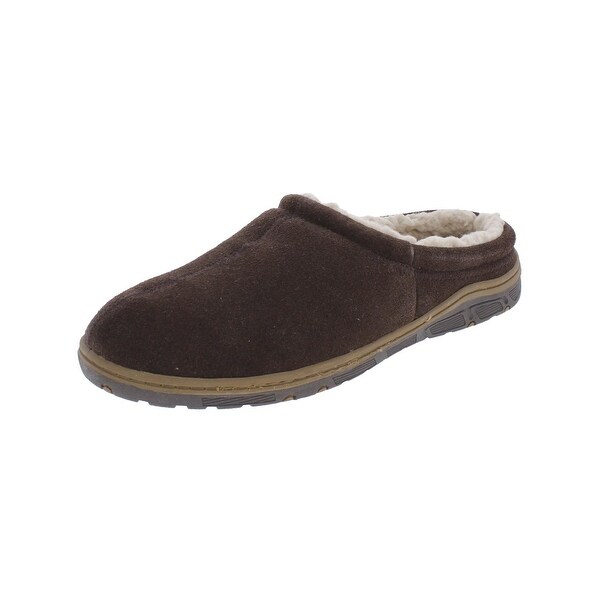 suede mule slippers mens