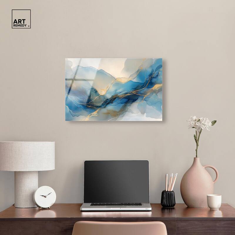 Postmodern Flow II Acrylic by Art Remedy, Ready to Hang