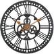 preview thumbnail 2 of 6, FirsTime & Co. Roman Gear Wall Clock, American Crafted, Oil Rubbed Bronze, Plastic, 24 x 2 x 24 in