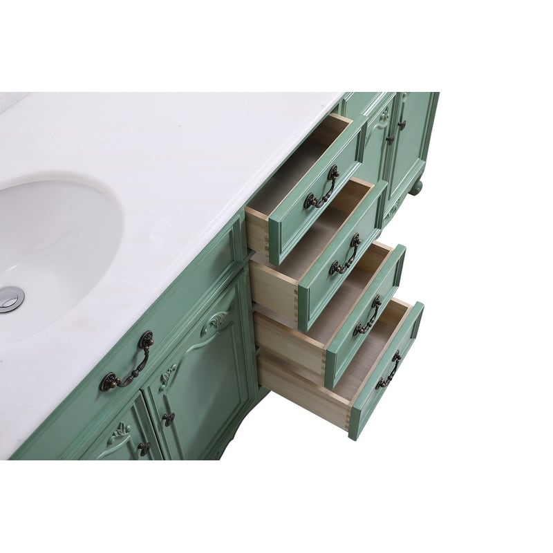 72" Double Bathroom Vanity Sink